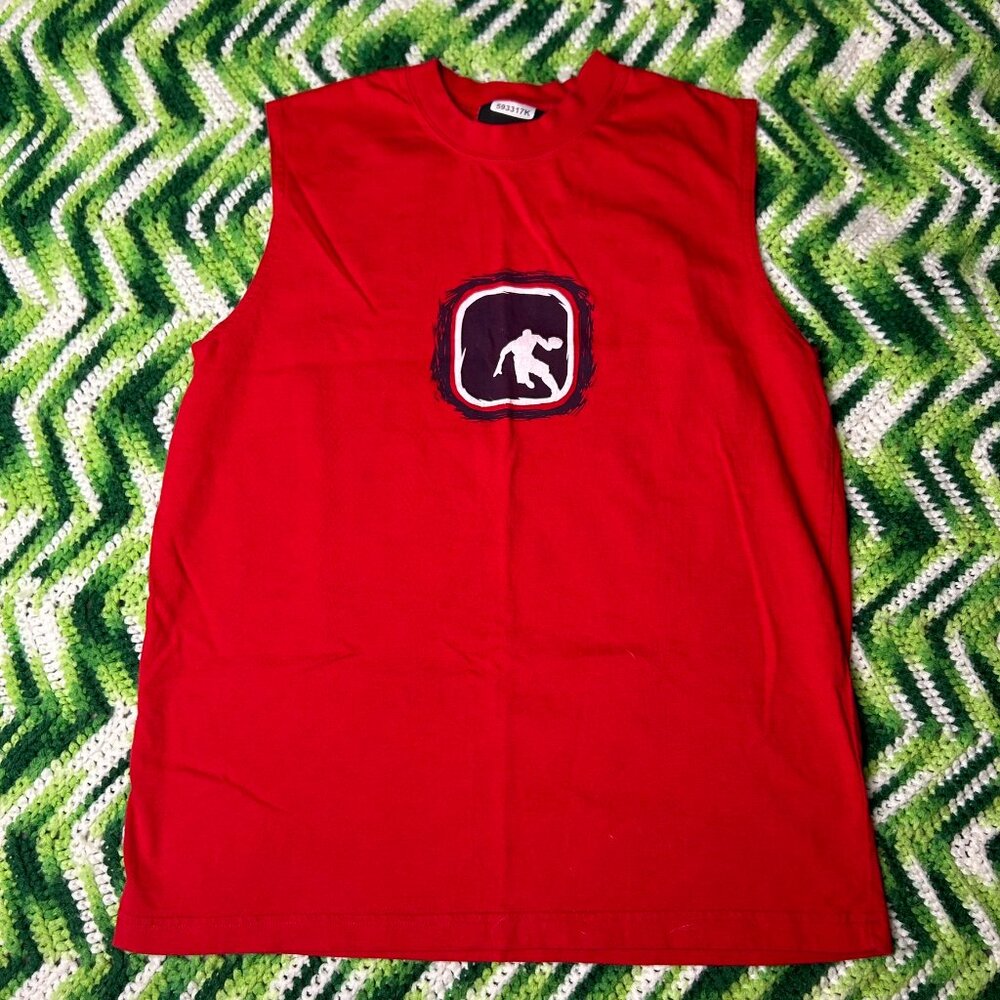 throwback and1 red tank